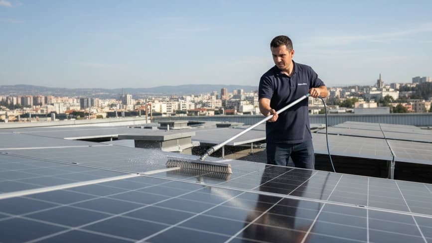 Photovoltaik- und Solaranlagenreinigung